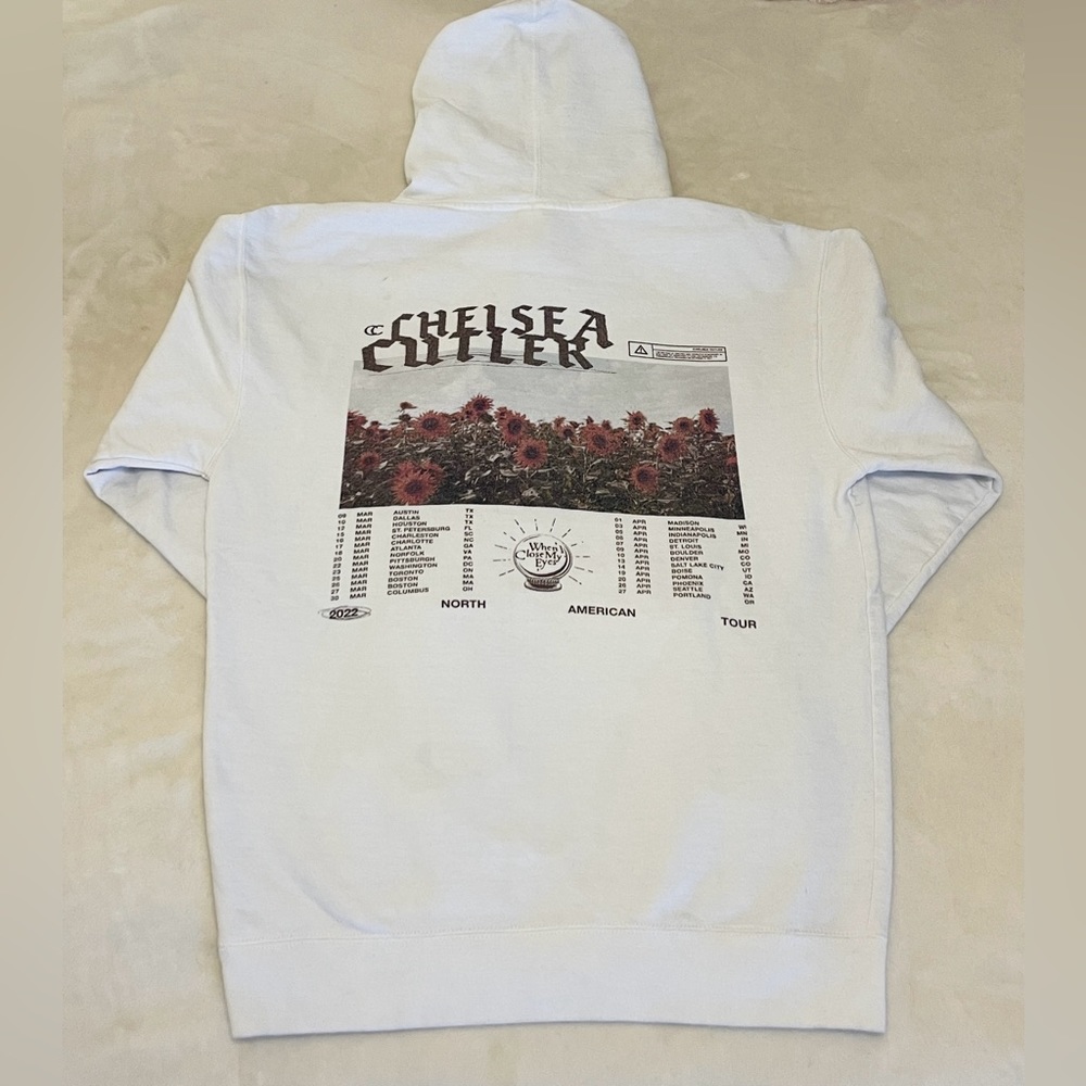 Chelsea Cutler Merch White Hoodie